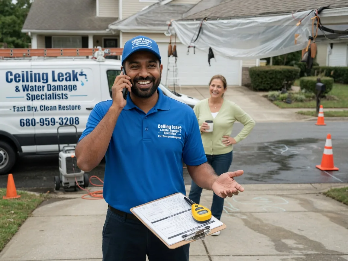 Ceiling Leak Cleanup Ridgefield, NJ FAQs